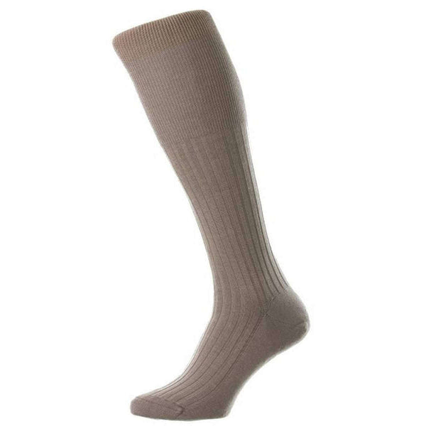 Pantherella Bronze Rutherford Merino Royale Wool Over the Calf Socks