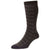 Pantherella Brown Newham Retro Box Jacquard Merino Wool Socks