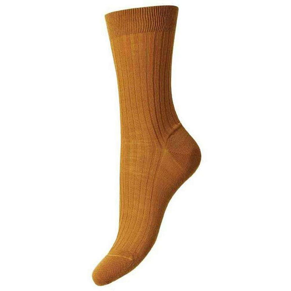 Pantherella Gold Rose Merino Wool Socks