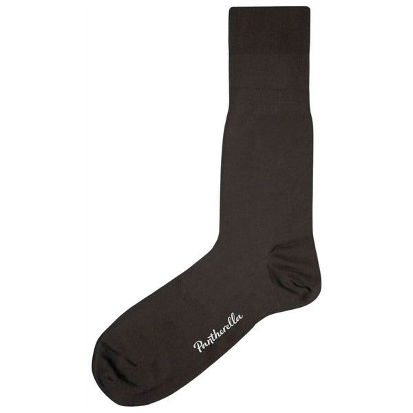 Pantherella Grey Hallaton Perfect Fit Cotton Socks