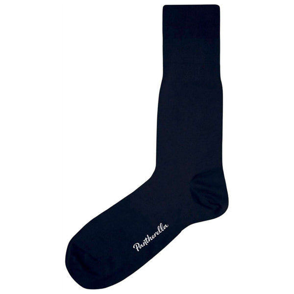 Pantherella Navy Hallaton Perfect Fit Cotton Socks