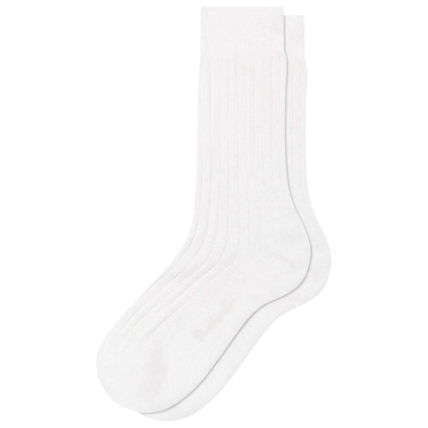Pantherella White Jasmine Cotton Lisle Socks
