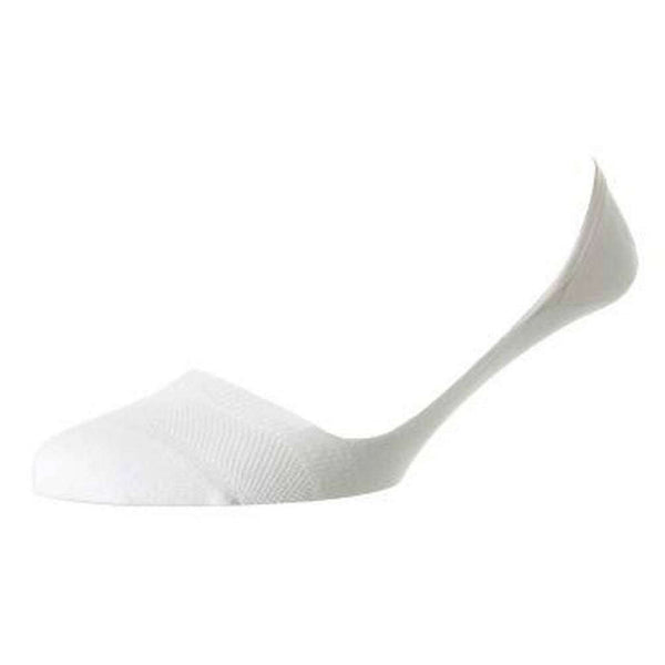 Pantherella White Monaco Low Cut Invisible Socks