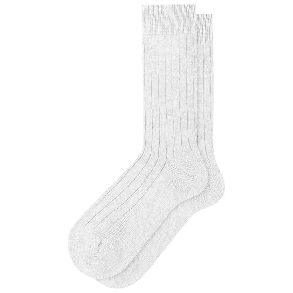 Pantherella White Tabitha Cashmere Socks