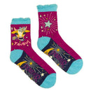 Powder Purple Taurus Ankle Socks