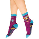 Powder Purple Taurus Ankle Socks