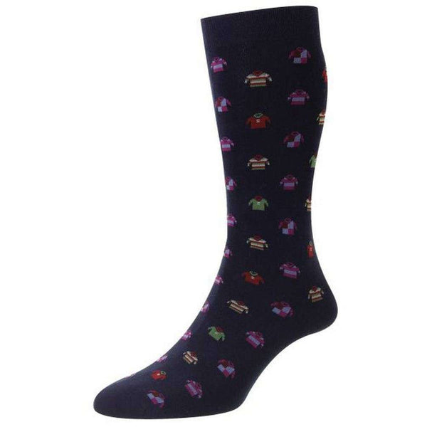Scott Nichol Navy Sedgley Organic Cotton Rubgy Shirt Socks