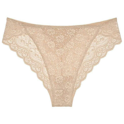 Triumph Beige Amourette High Leg Tai Knickers