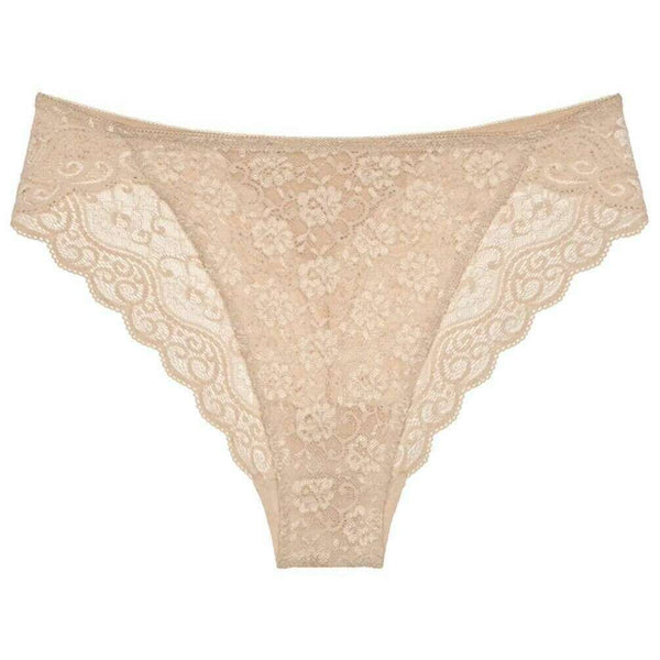 Triumph Beige Amourette High Leg Tai Knickers