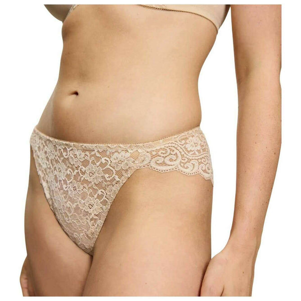 Triumph Beige Amourette High Leg Tai Knickers