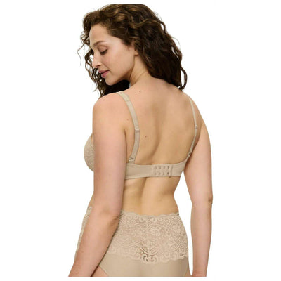 Triumph Beige Amourette Wired Padded Lace Bra