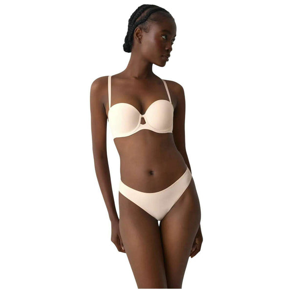 Triumph Beige Pure Micro Detachable Strap Bra