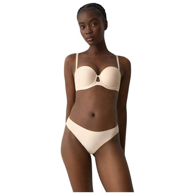 Triumph Beige Pure Micro Tai Knickers
