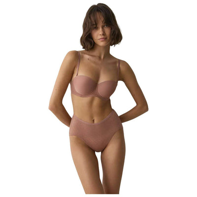 Triumph Beige Signature Sheer Maxi Knickers
