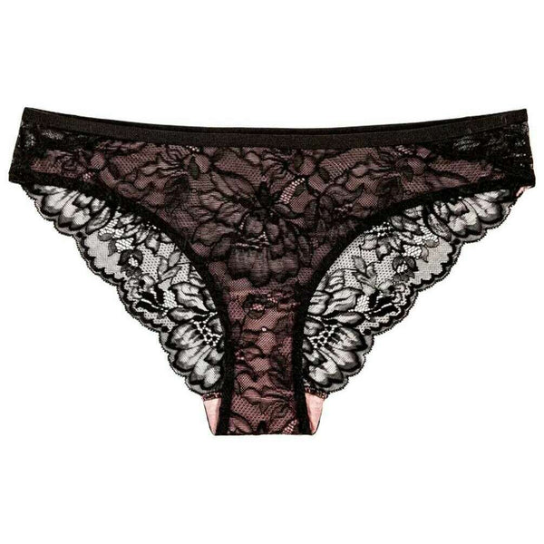 Triumph Black Amourette Charm Brazillian Knickers