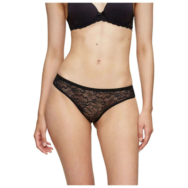 Triumph Black Amourette Charm Brazillian Knickers