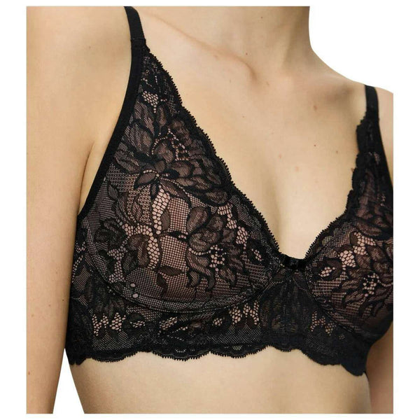 Triumph Black Amourette Charm Non Wired Bra