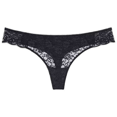 Triumph Black Amourette Hipster String