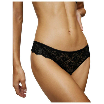 Triumph Black Amourette Hipster String