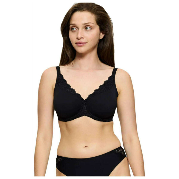 Triumph Black Amourette Minimizer Bra
