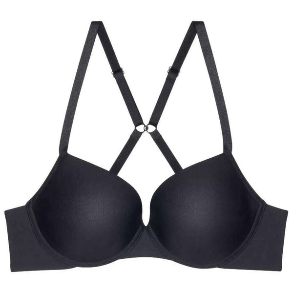 Triumph Black Pure Micro Wired Padded Bra