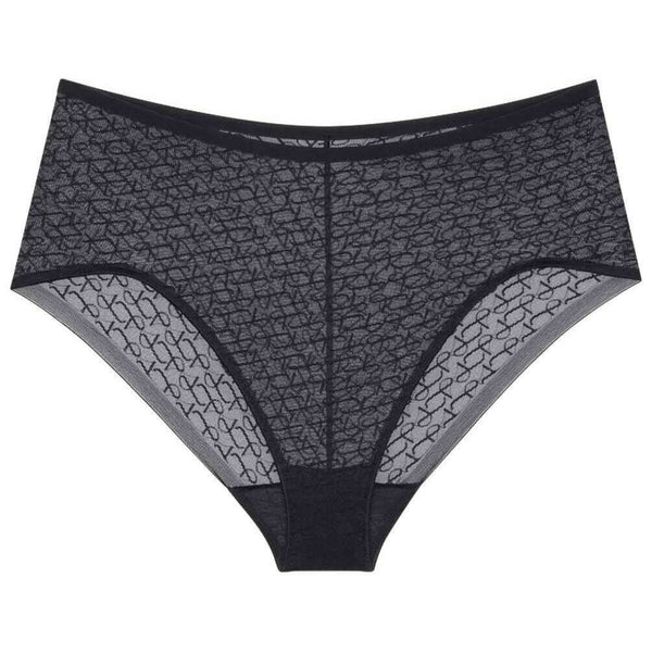 Triumph Black Signature Sheer Maxi Knickers