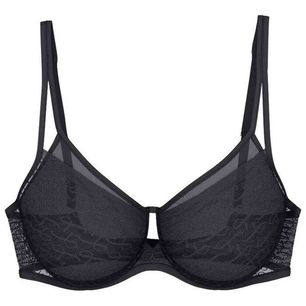 Triumph Black Signature Sheer Minimizer Bra