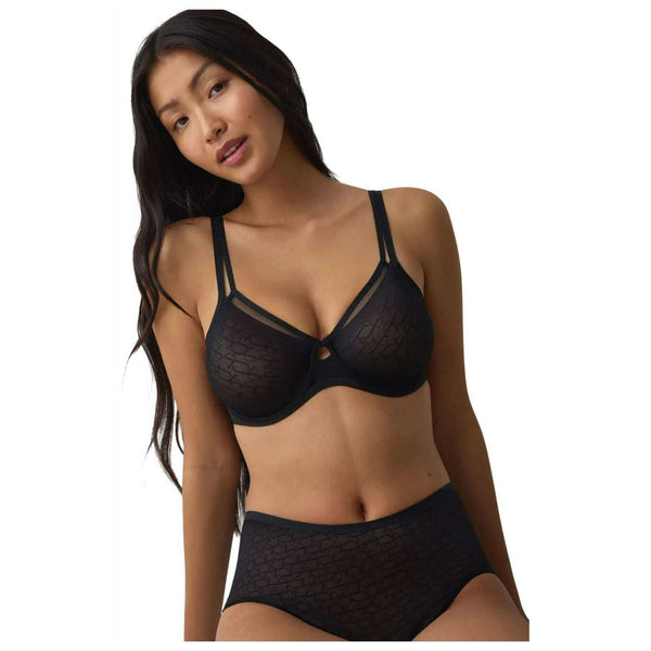 Triumph Black Signature Sheer Minimizer Bra