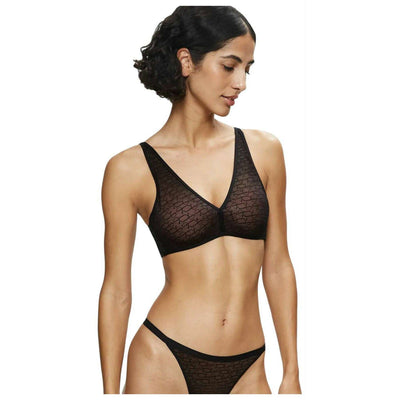 Triumph Black Signature Sheer Non Wired Bra
