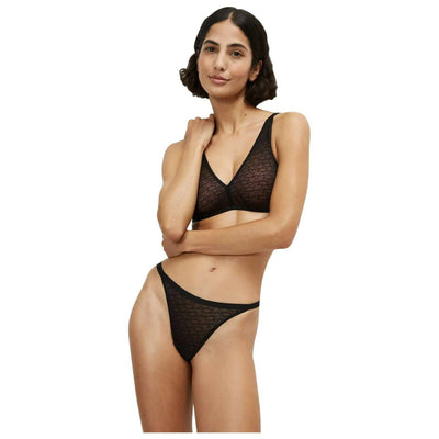 Triumph Black Signature Sheer Non Wired Bra