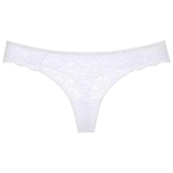 Triumph White Amourette Hipster String
