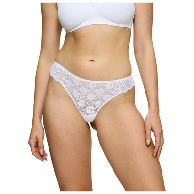 Triumph White Amourette Hipster String