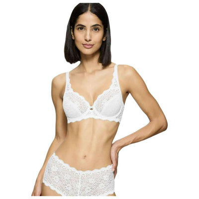 Triumph White Amourette Wired Lace Bra