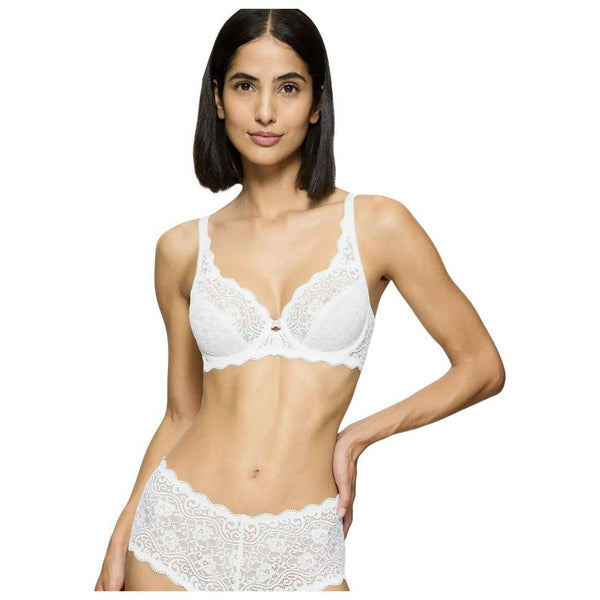 Triumph White Amourette Wired Lace Bra