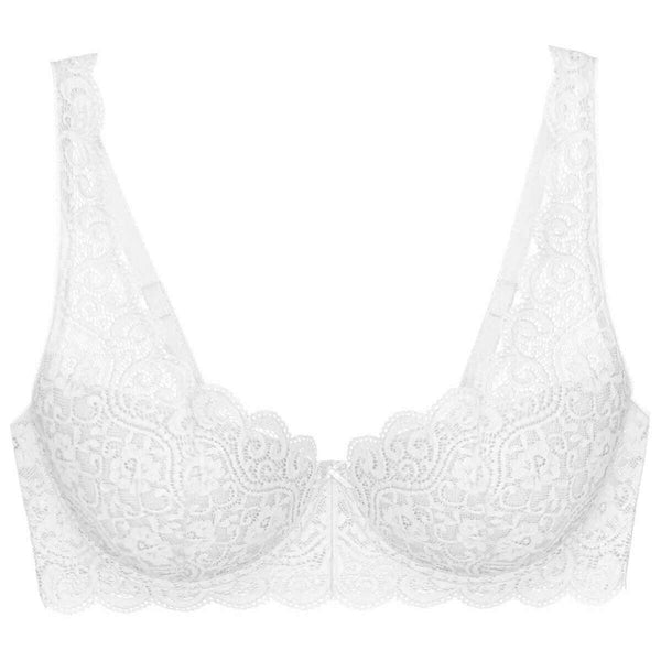 Triumph White Amourette Wired Padded Lace Bra