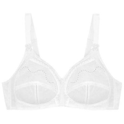 Triumph White Doreen Cotton Non Wired Bra