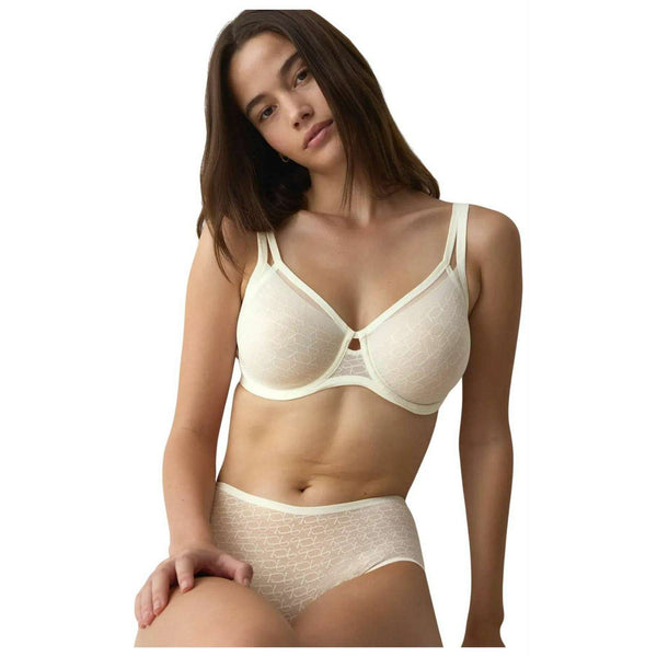 Triumph White Signature Sheer Minimizer Bra