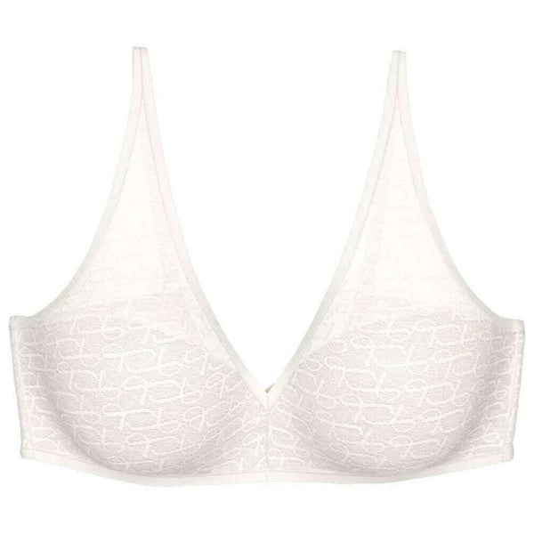 Triumph White Signature Sheer Non Wired Bra