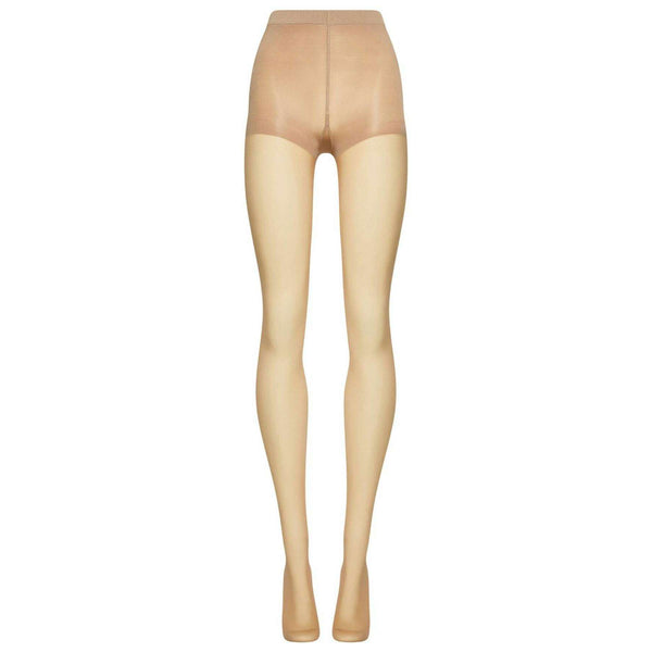 Wolford Beige Individual Ultra Sheer 10 Denier Control Top Tights
