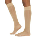 Wolford Beige Satin Touch Sheer Shimmer 20 Denier Knee High Tights
