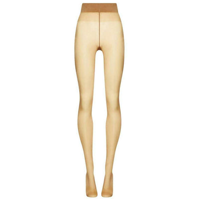 Wolford Beige Satin Touch Sheer Shimmer 20 Denier Tights