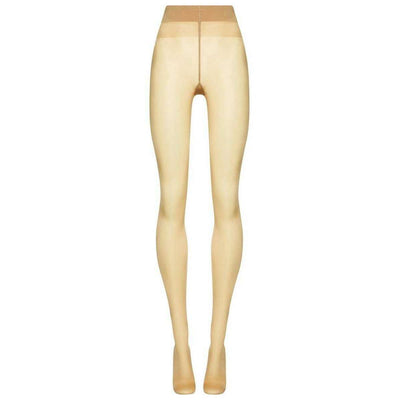 Wolford Beige Satin Touch Sheer Shimmer 20 Denier Tights