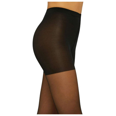 Wolford Black Individual Ultra Sheer 10 Denier Control Top Tights
