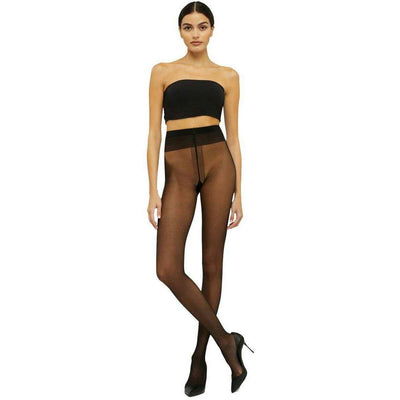 Wolford Black Individual Ultra Sheer 10 Denier Tights