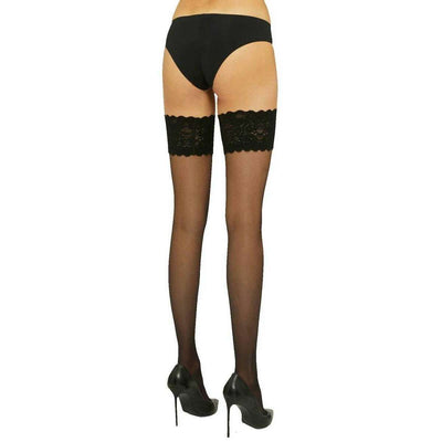 Wolford Black Satin Touch 20 Denier Stay Ups