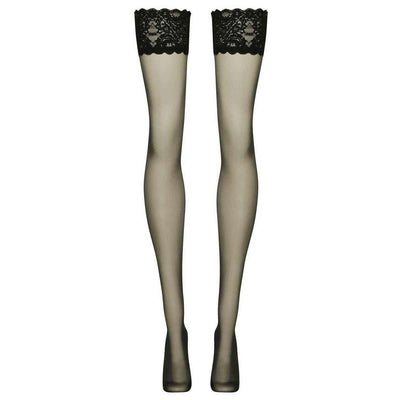 Wolford Black Satin Touch 20 Denier Stay Ups