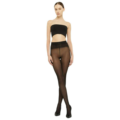 Wolford Black Synergy 40 Denier Leg Support Tights