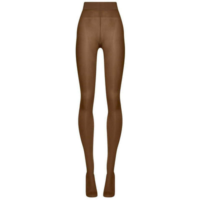 Wolford Brown Satin Touch Sheer Shimmer 20 Denier Tights