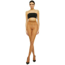 Wolford Brown Satin Touch Sheer Shimmer 20 Denier Tights