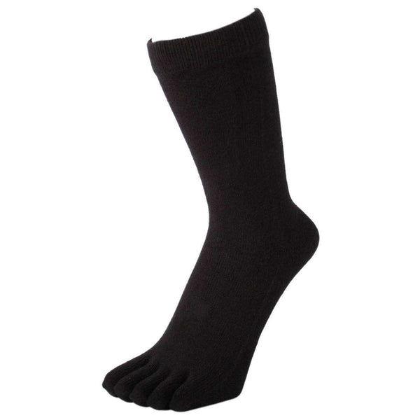 TOETOE Black Classic Toe Socks 